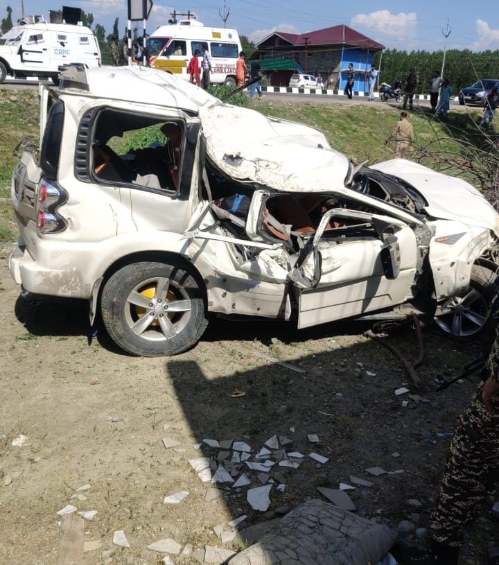 4 Punjab Residents Dead, 3 Critical As Vehicle Skids Off Road In J&K’s Kulgam